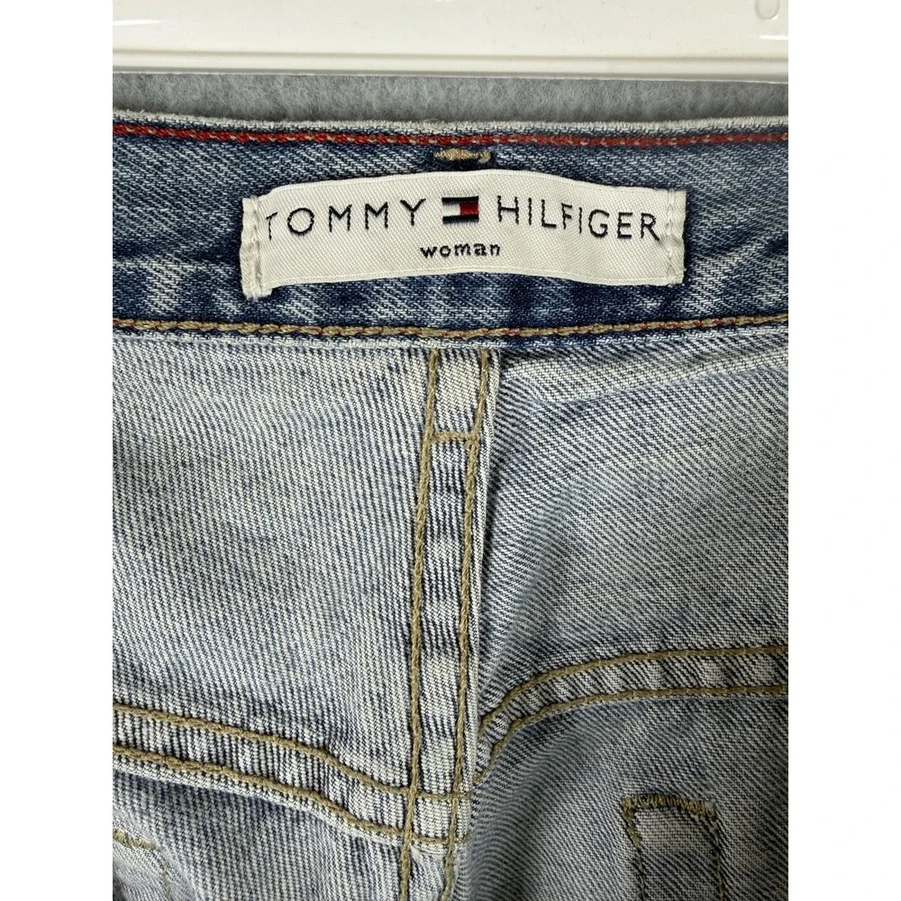 Vintage‎ Tommy Hilfiger Shorts Womens 16 Blue Denim Jean Boyfriend Casual 2000s